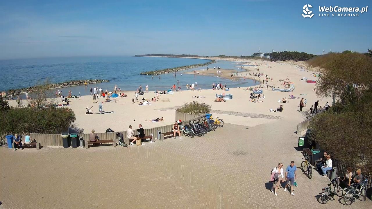 DARŁOWO - widok na plażę wschodnią - 03 maj 2026, 15:03