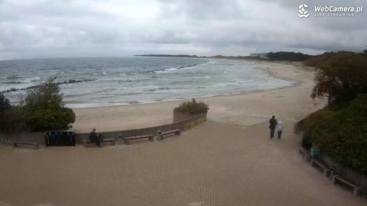 DARŁOWO - widok na plażę wschodnią - 25 wresień 2026, 13:53