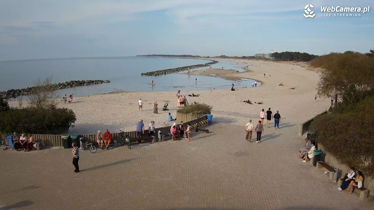 DARŁOWO - widok na plażę wschodnią - 03 maj 2026, 17:45