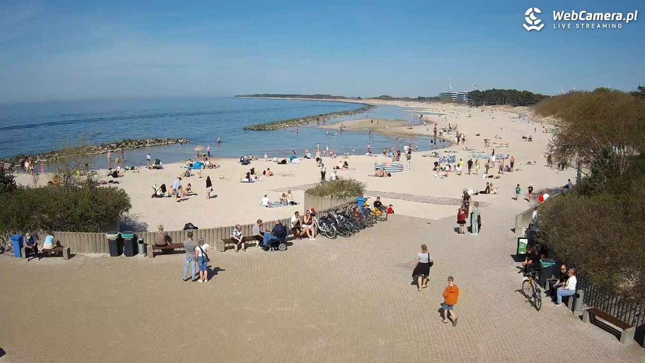 DARŁOWO - widok na plażę wschodnią - 03 maj 2026, 15:15