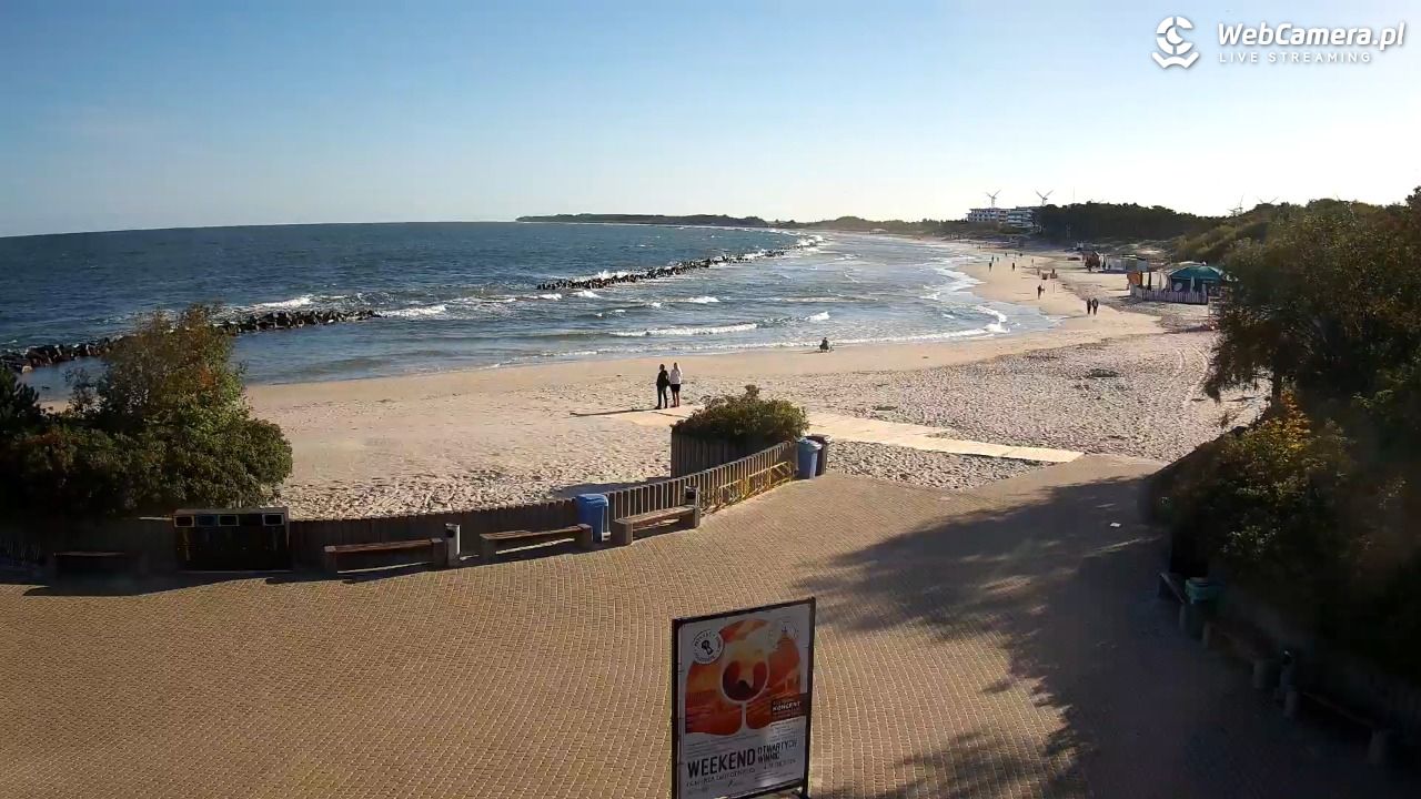 DARŁOWO - widok na plażę wschodnią - 12 sierpień 2026, 07:52