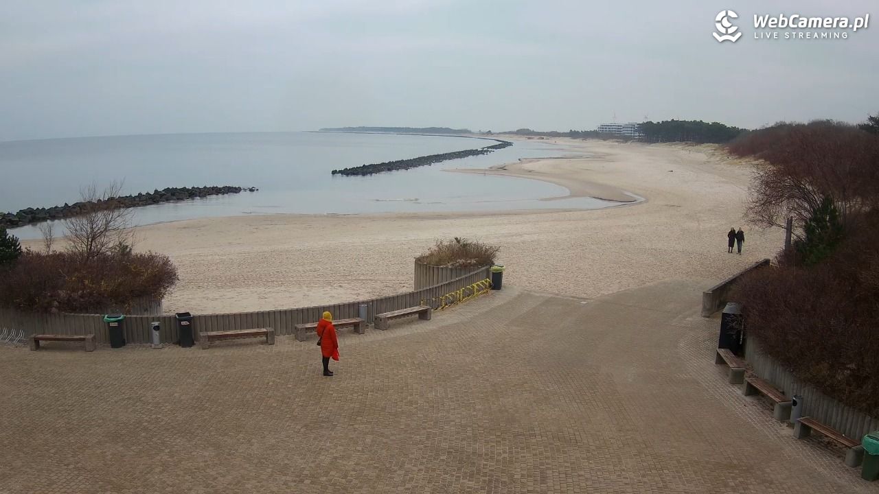 DARŁOWO - widok na plażę wschodnią - 03 grudzień 2025, 13:31