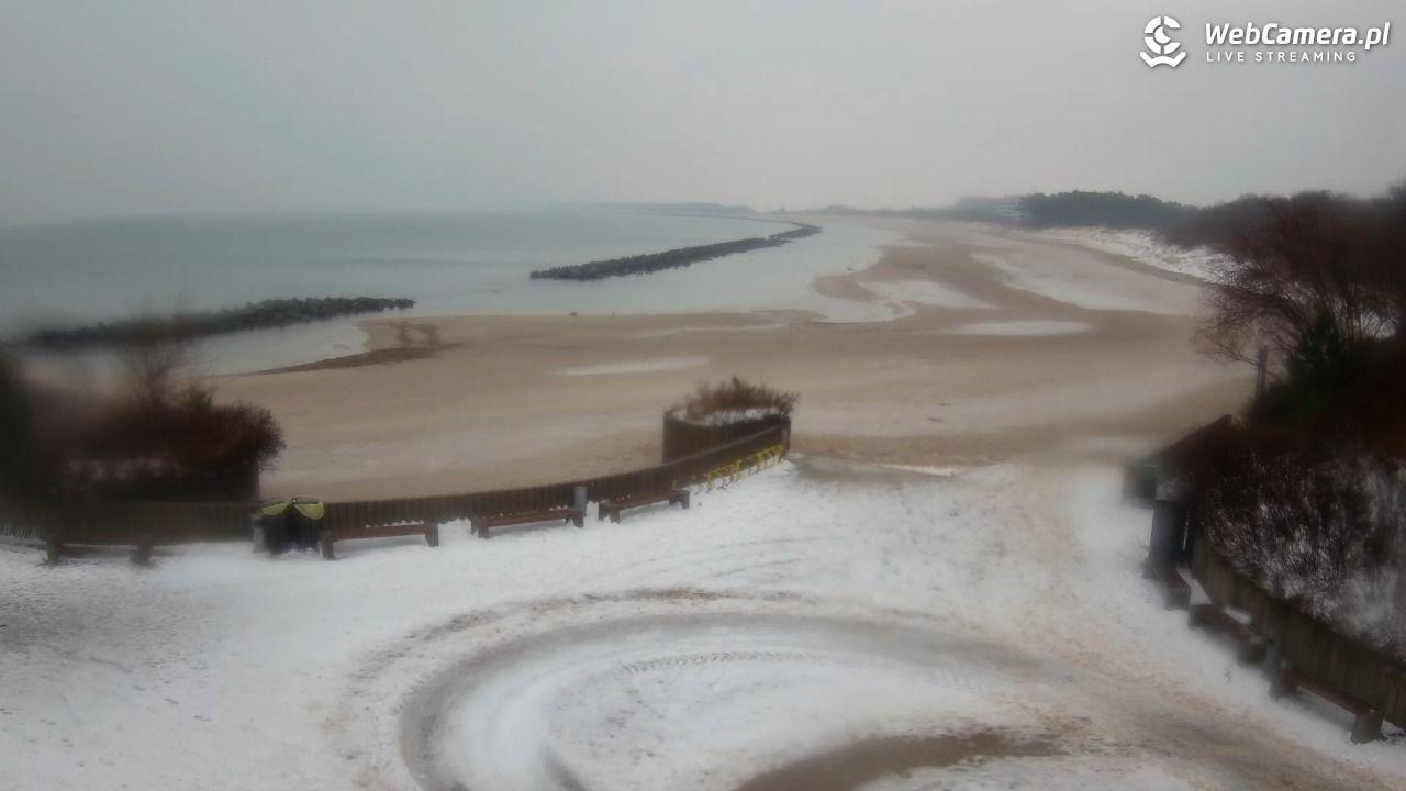 DARŁOWO - widok na plażę wschodnią - 14 styczeń 2026, 09:41