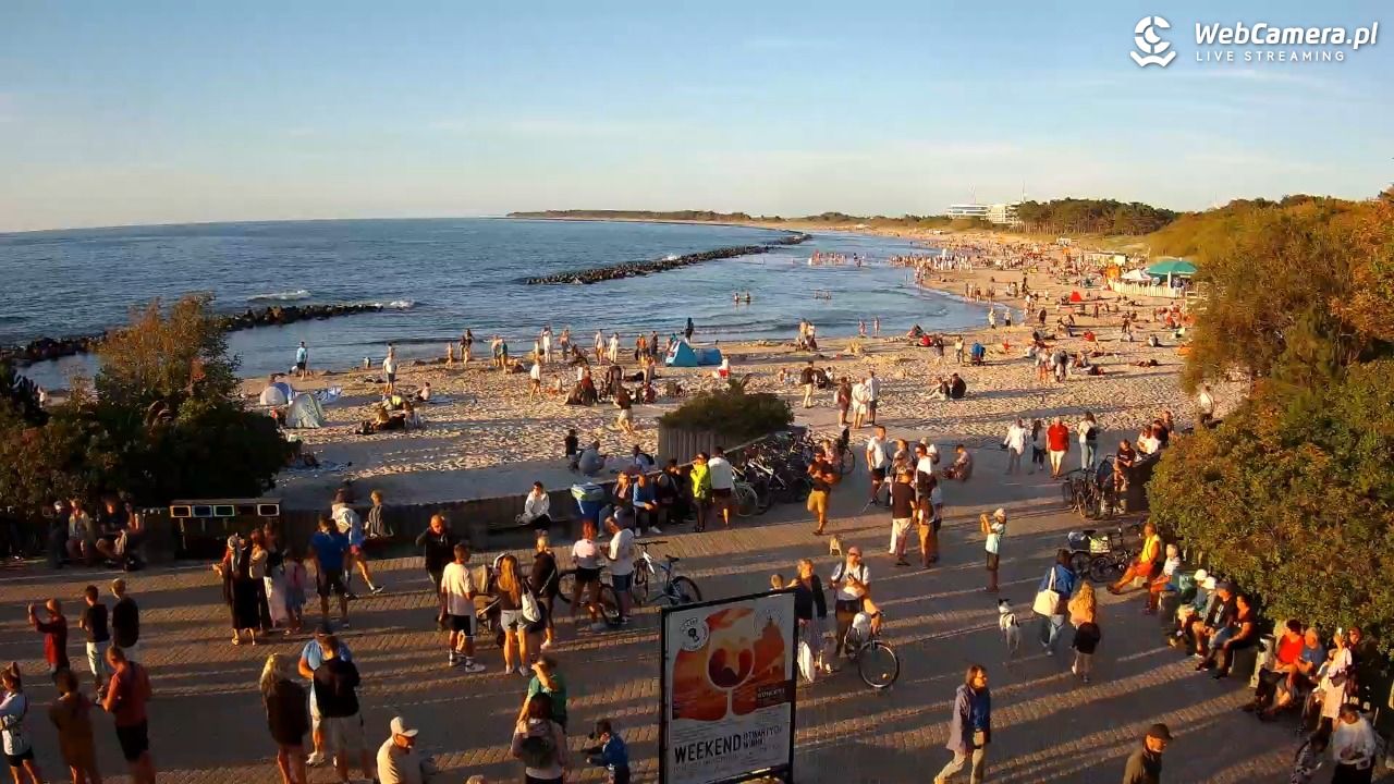 DARŁOWO - widok na plażę wschodnią - 12 sierpień 2026, 19:39