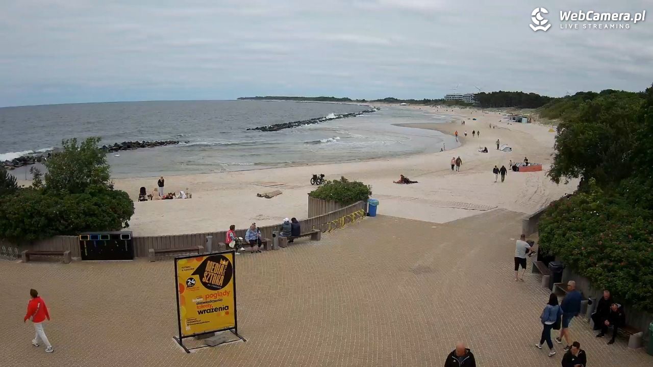 DARŁOWO - widok na plażę wschodnią - 17 czerwiec 2026, 13:18