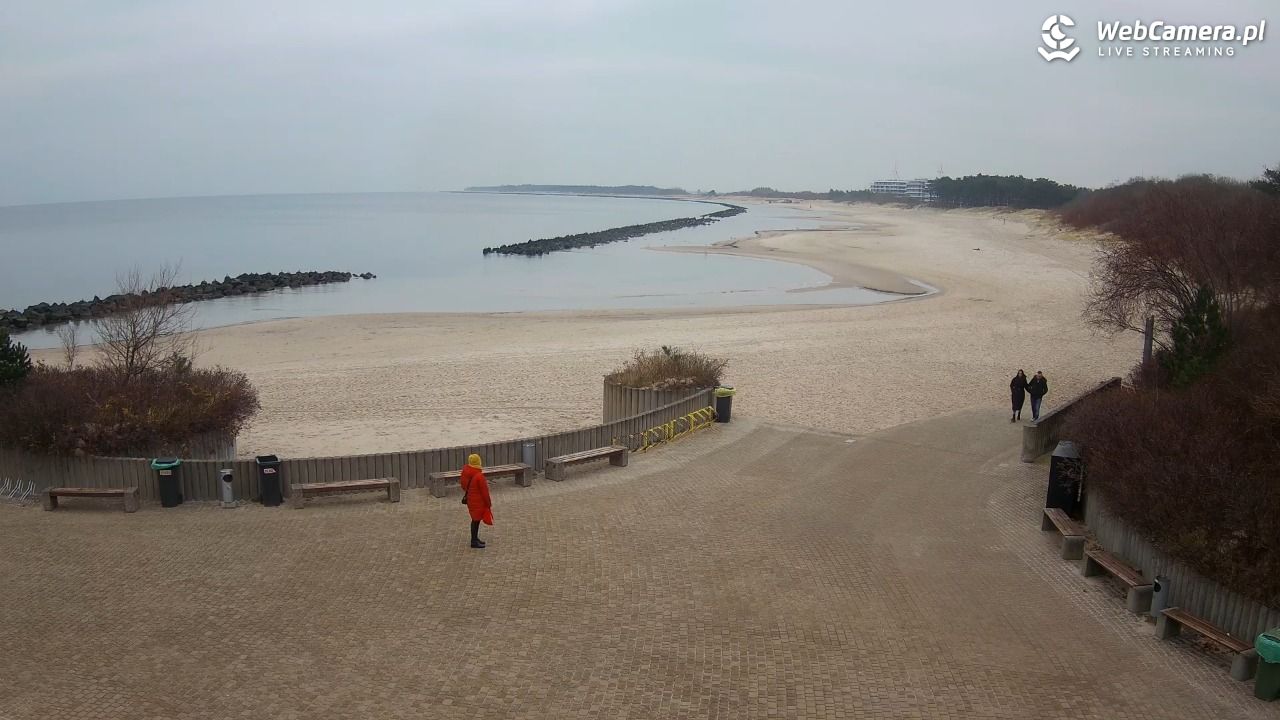 DARŁOWO - widok na plażę wschodnią - 03 grudzień 2025, 13:31
