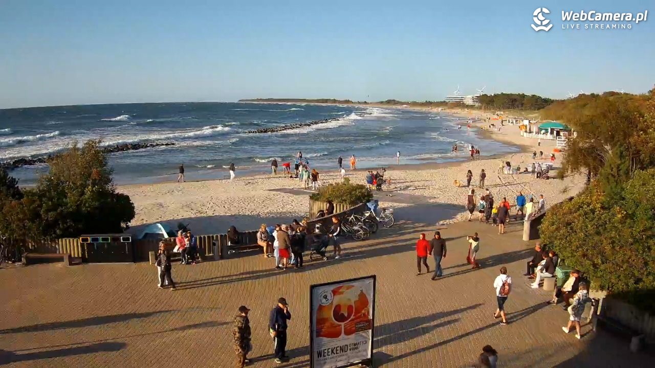 DARŁOWO - widok na plażę wschodnią - 11 sierpień 2026, 18:57
