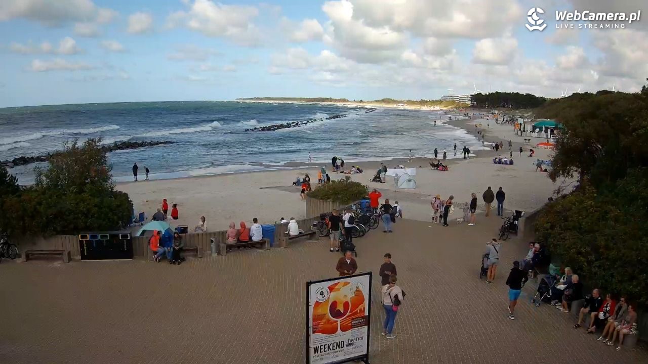 DARŁOWO - widok na plażę wschodnią - 11 sierpień 2026, 15:43