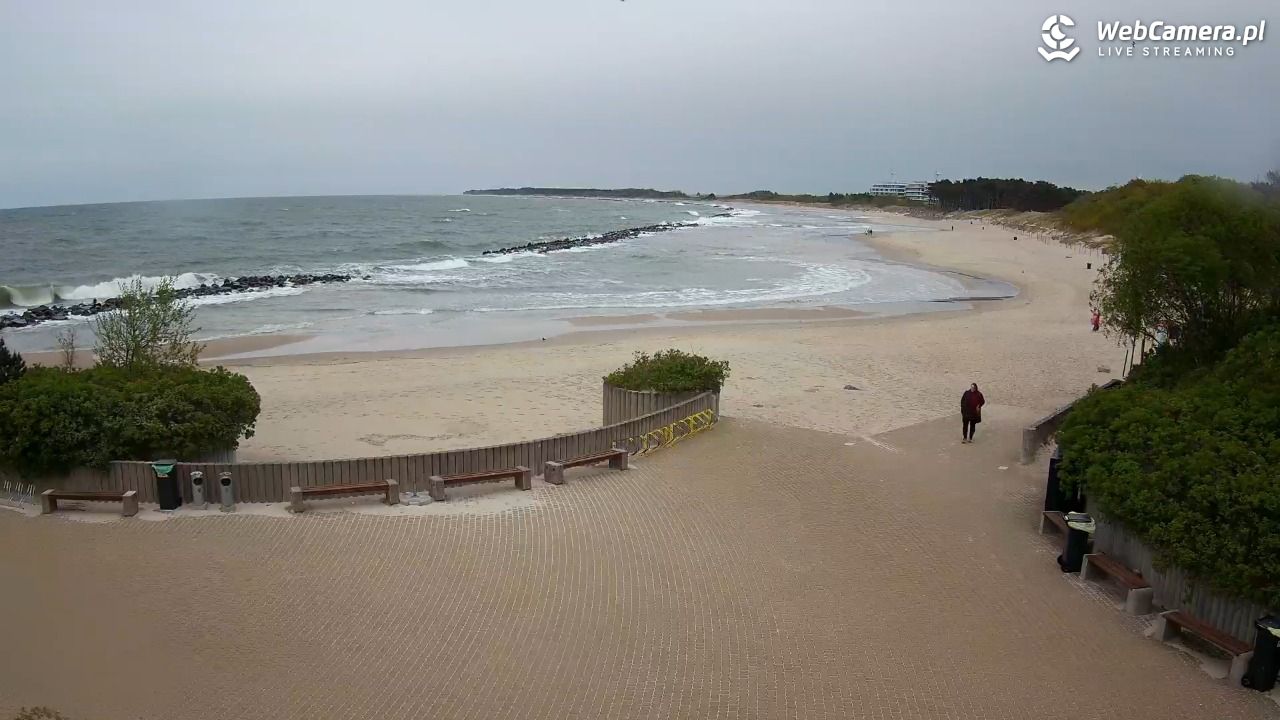 DARŁOWO - widok na plażę wschodnią - 15 maj 2025, 18:51