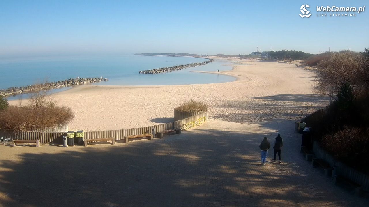 DARŁOWO - widok na plażę wschodnią - 18 marzec 2026, 09:51