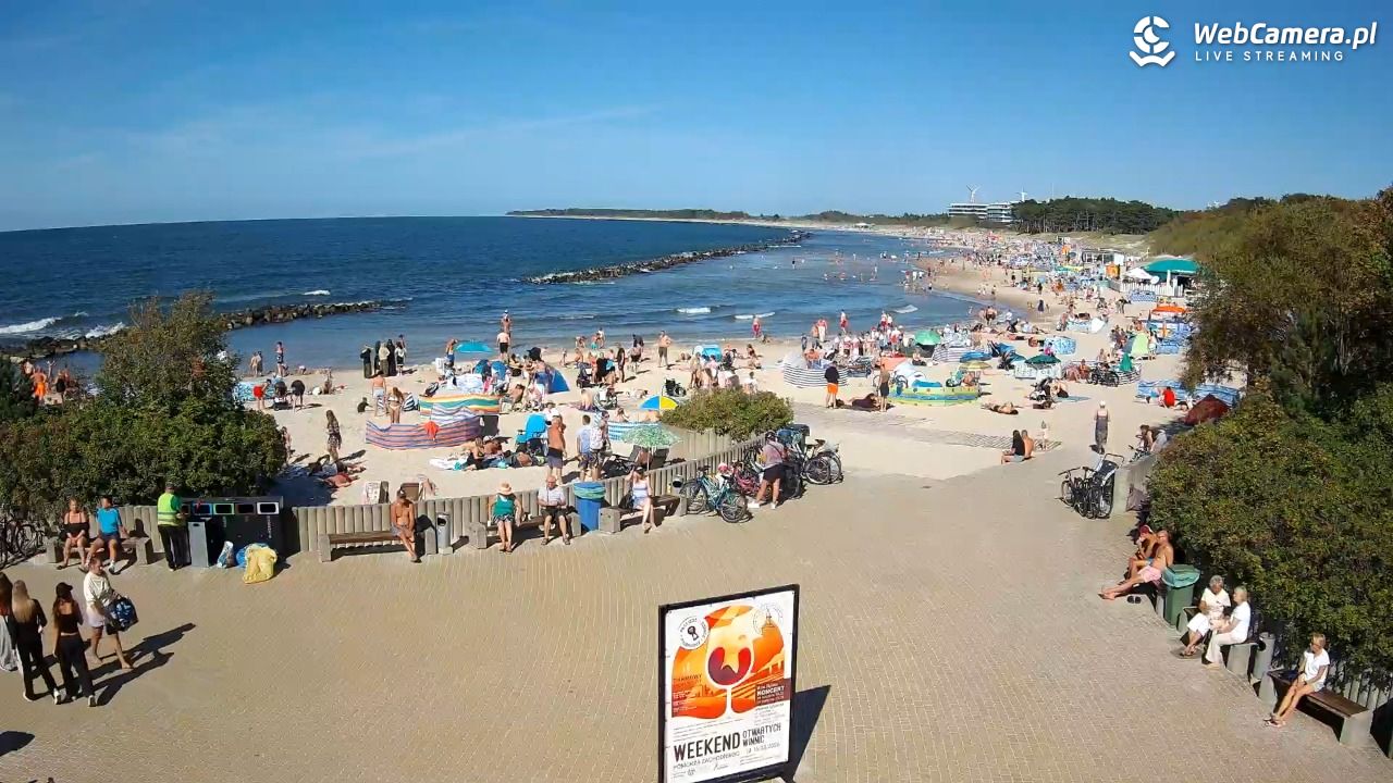 DARŁOWO - widok na plażę wschodnią - 12 sierpień 2026, 15:51
