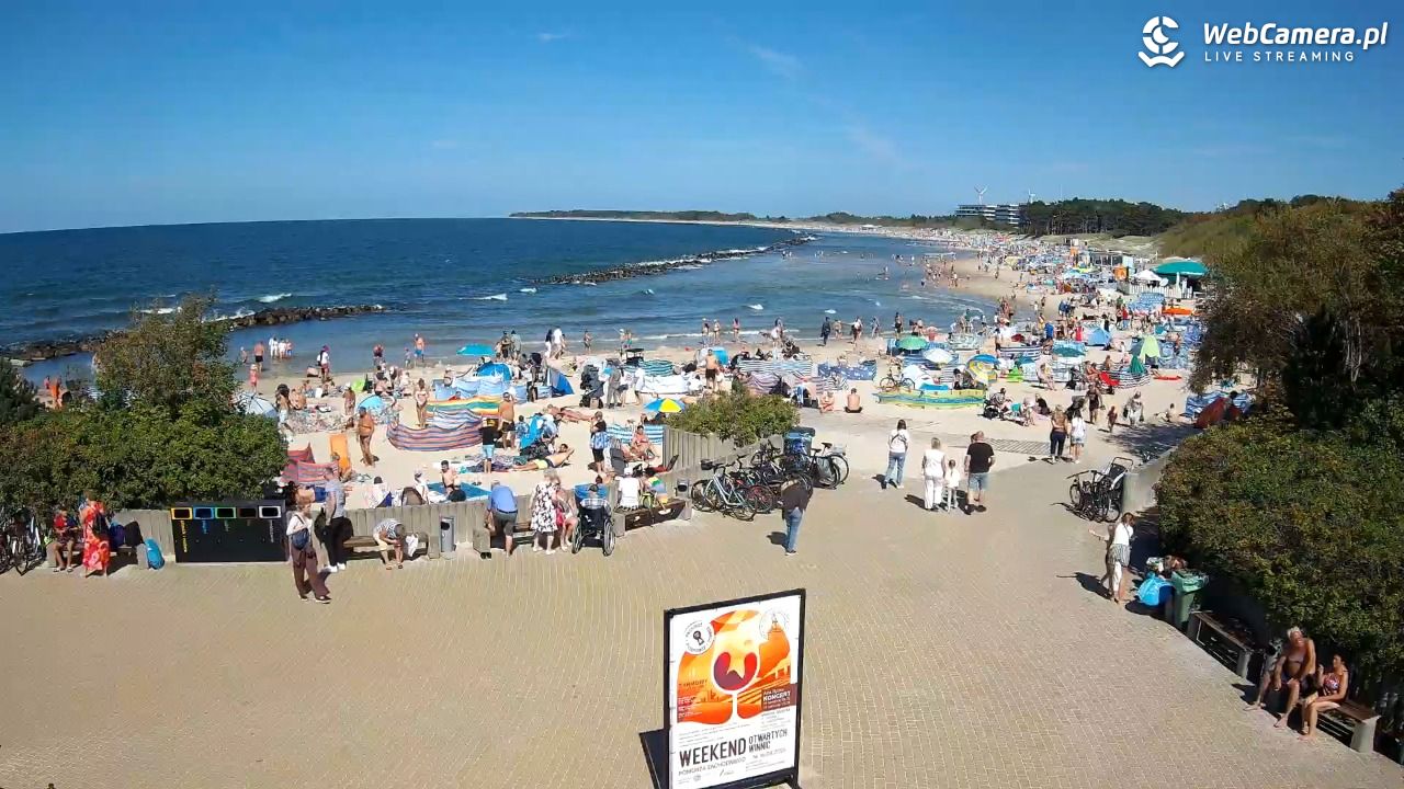 DARŁOWO - widok na plażę wschodnią - 12 sierpień 2026, 14:30
