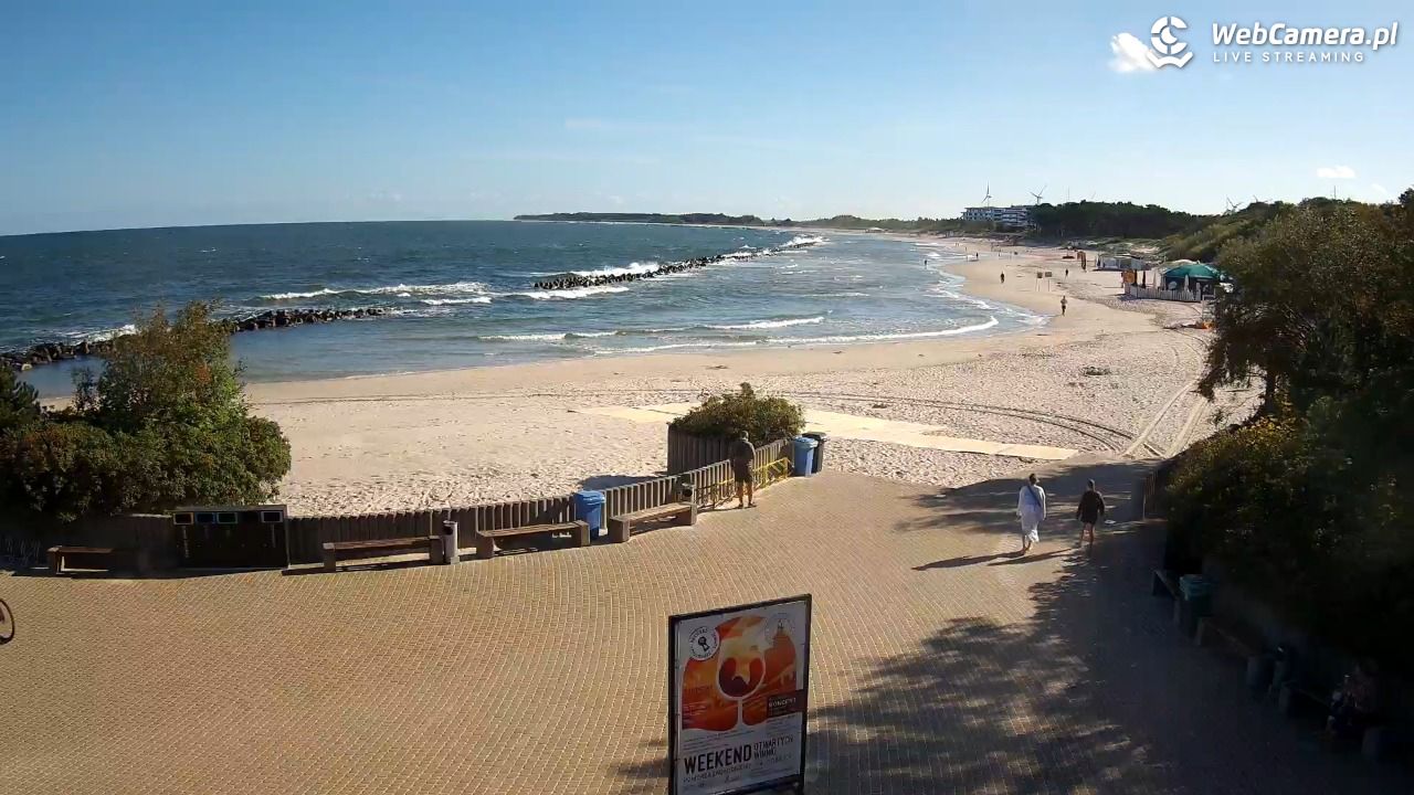 DARŁOWO - widok na plażę wschodnią - 12 sierpień 2026, 08:50
