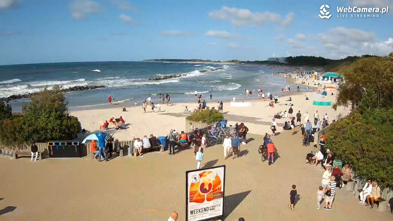 DARŁOWO - widok na plażę wschodnią - 11 sierpień 2026, 16:39
