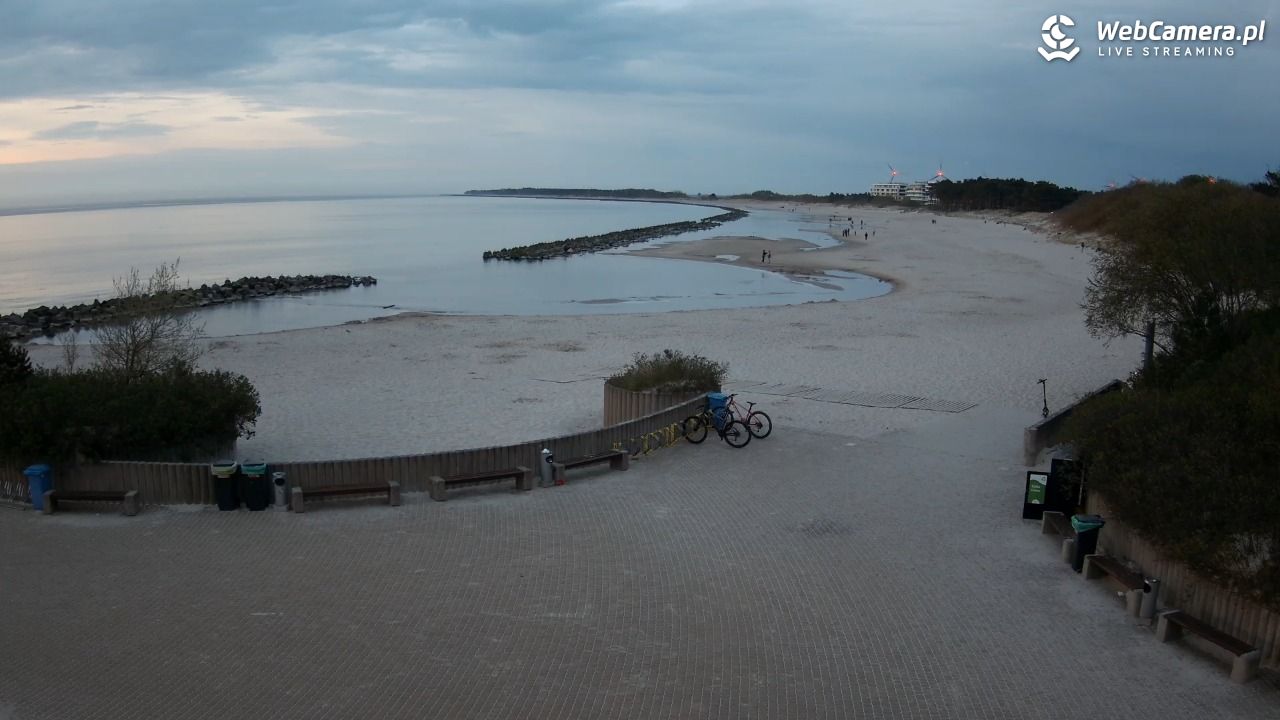 DARŁOWO - widok na plażę wschodnią - 03 maj 2026, 20:55