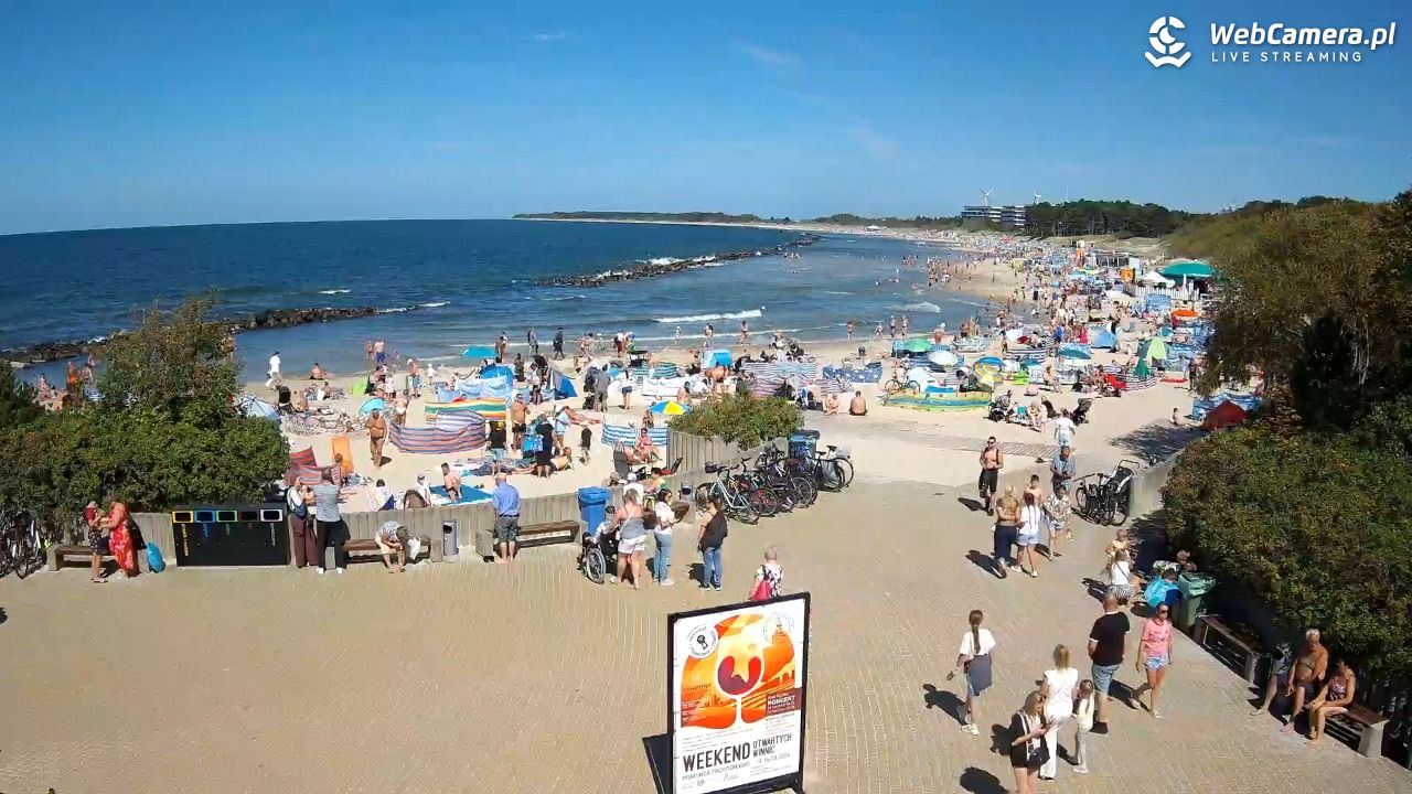 DARŁOWO - widok na plażę wschodnią - 12 sierpień 2026, 14:30