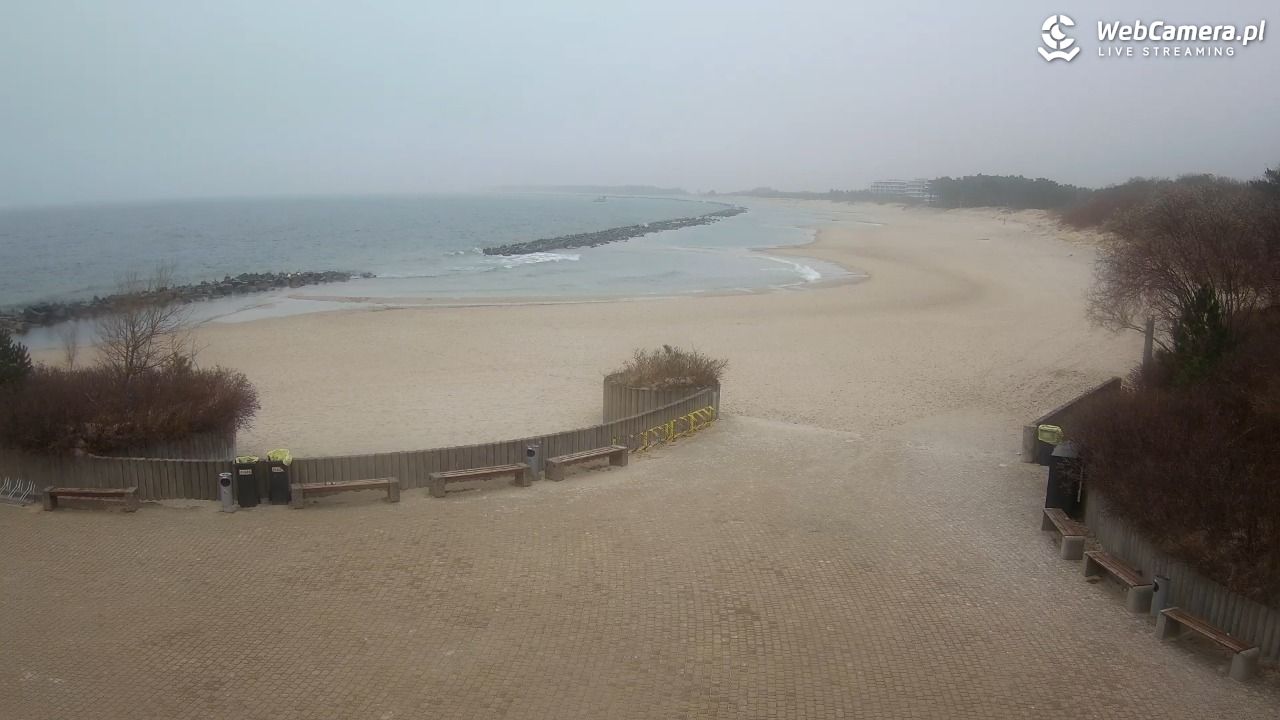 DARŁOWO - widok na plażę wschodnią - 17 marzec 2026, 08:24