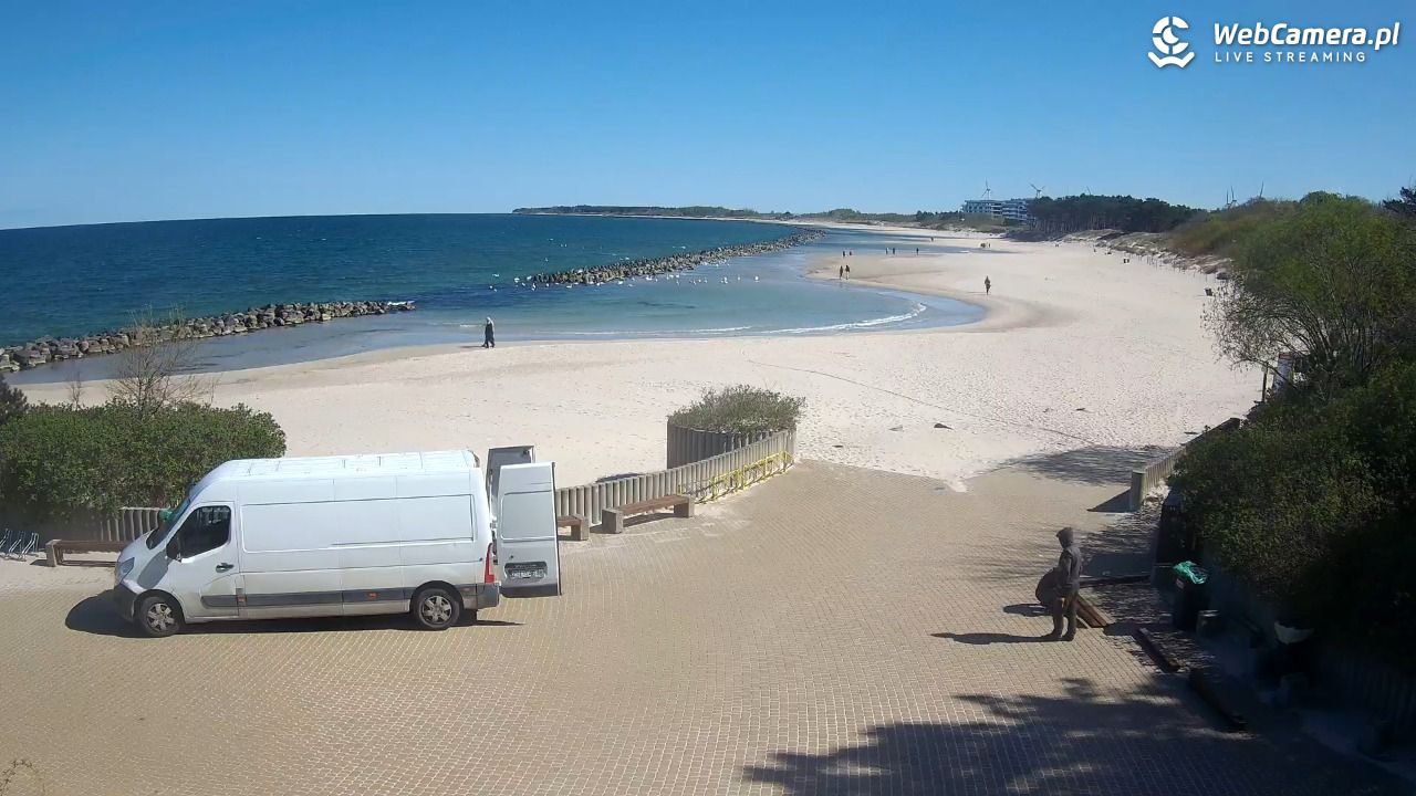 DARŁOWO - widok na plażę wschodnią - 26 kwiecień 2025, 10:44