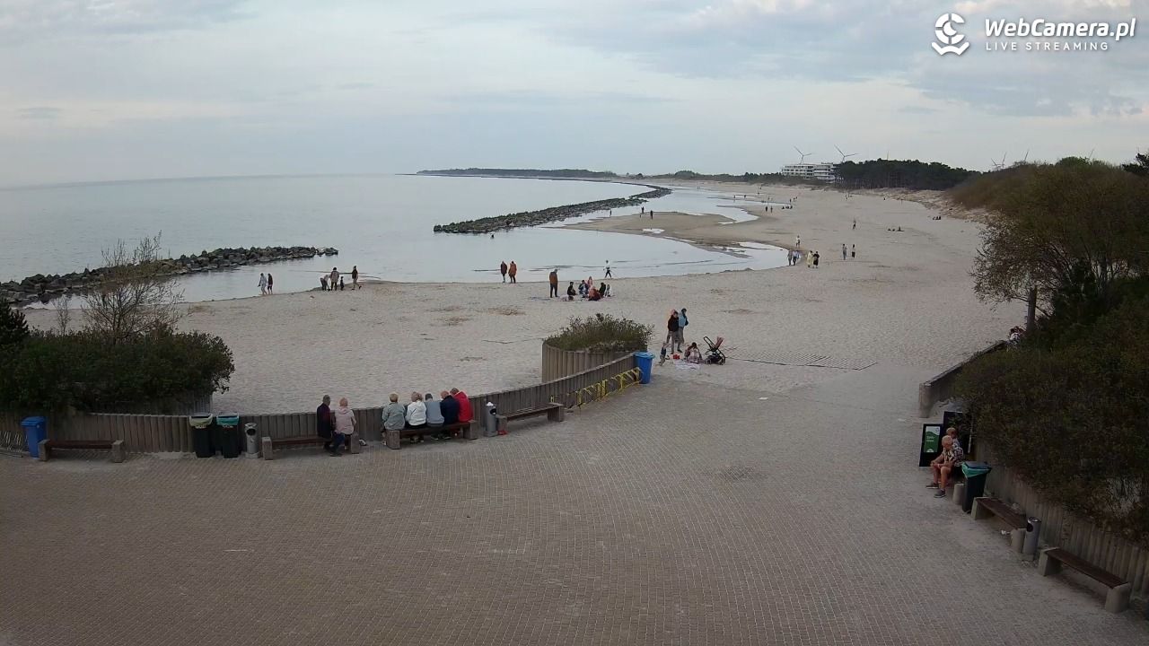 DARŁOWO - widok na plażę wschodnią - 03 maj 2026, 19:10