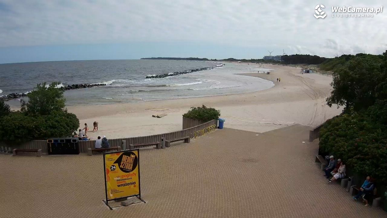 DARŁOWO - widok na plażę wschodnią - 17 czerwiec 2026, 09:36