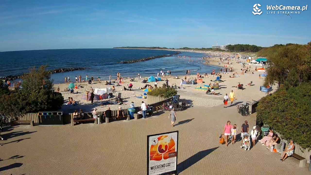 DARŁOWO - widok na plażę wschodnią - 12 sierpień 2026, 17:30
