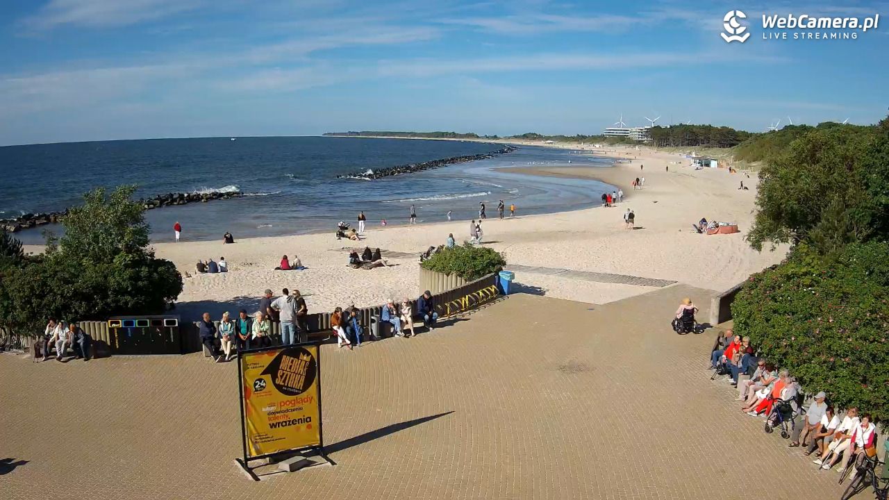 DARŁOWO - widok na plażę wschodnią - 17 czerwiec 2026, 17:26