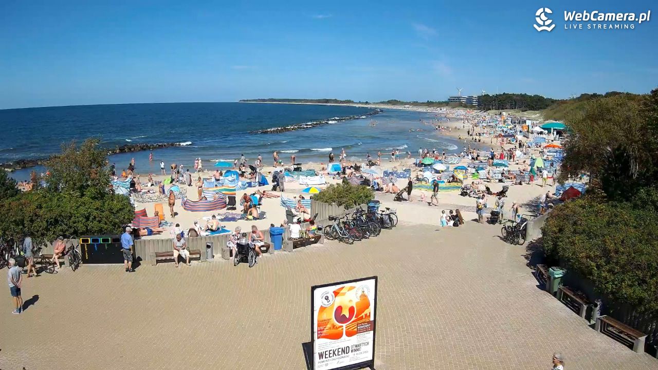DARŁOWO - widok na plażę wschodnią - 12 sierpień 2026, 14:36