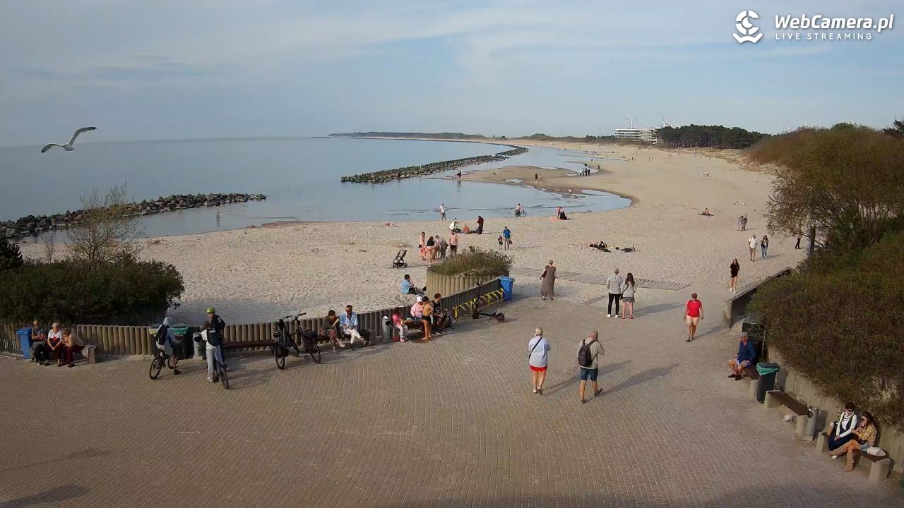 DARŁOWO - widok na plażę wschodnią - 03 maj 2026, 17:52