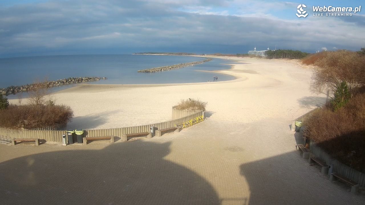 DARŁOWO - widok na plażę wschodnią - 16 marzec 2026, 15:37