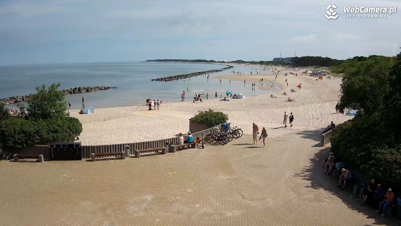 DARŁOWO - widok na plażę wschodnią - 19 czerwiec 2026, 10:12