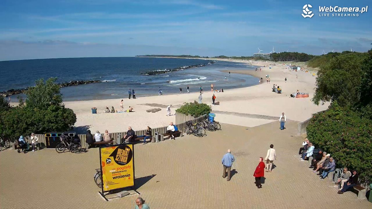 DARŁOWO - widok na plażę wschodnią - 17 czerwiec 2026, 15:48
