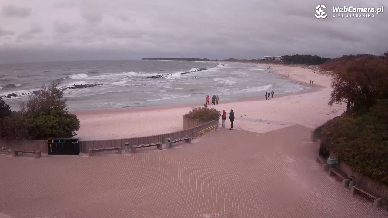 DARŁOWO - widok na plażę wschodnią - 25 wresień 2026, 18:52