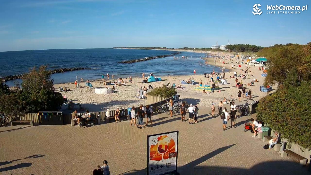 DARŁOWO - widok na plażę wschodnią - 12 sierpień 2026, 18:03