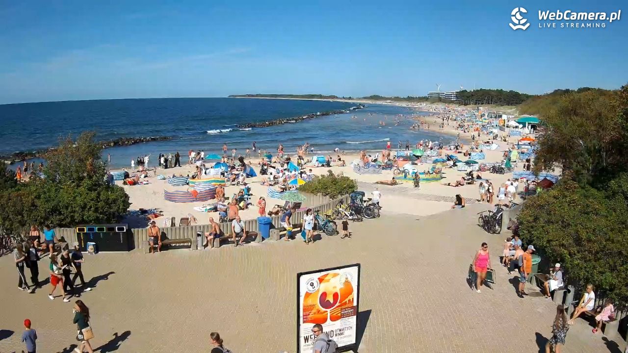 DARŁOWO - widok na plażę wschodnią - 12 sierpień 2026, 15:46