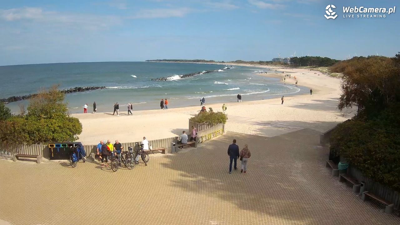 DARŁOWO - widok na plażę wschodnią - 26 wresień 2026, 11:51