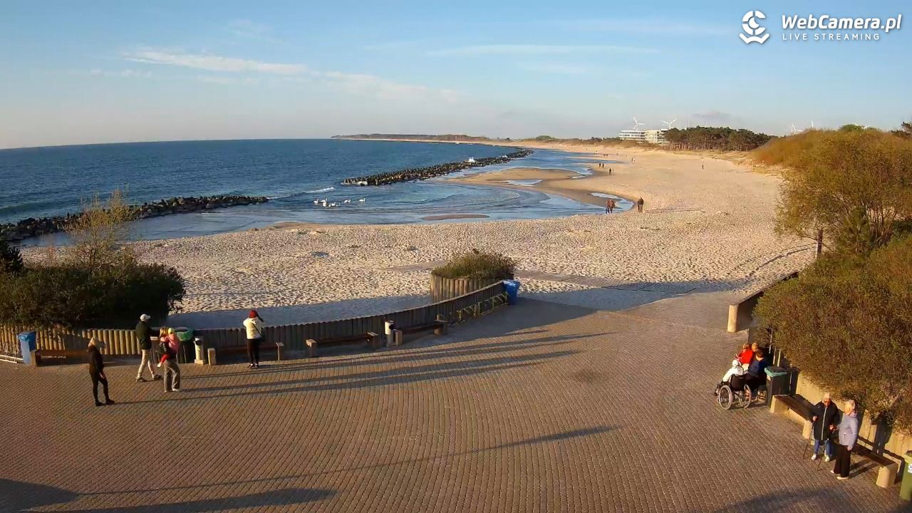 DARŁOWO - widok na plażę wschodnią - 04 maj 2026, 19:29