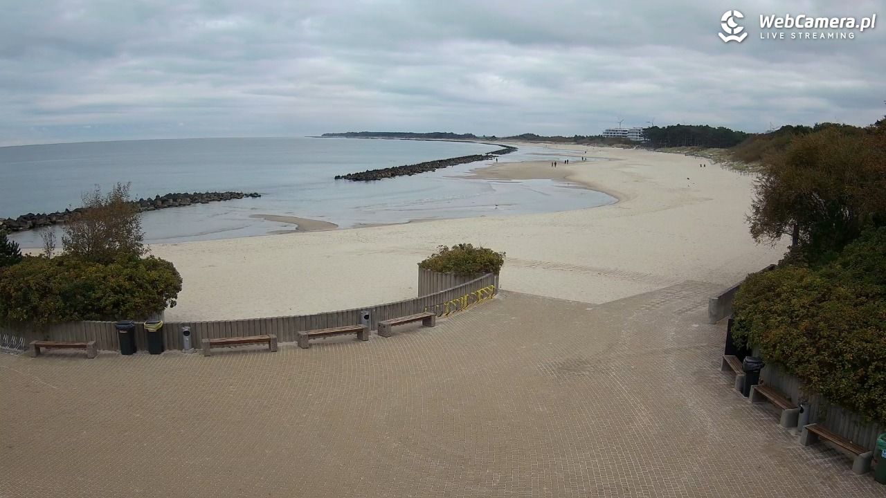 DARŁOWO - widok na plażę wschodnią - 30 wresień 2025, 09:45