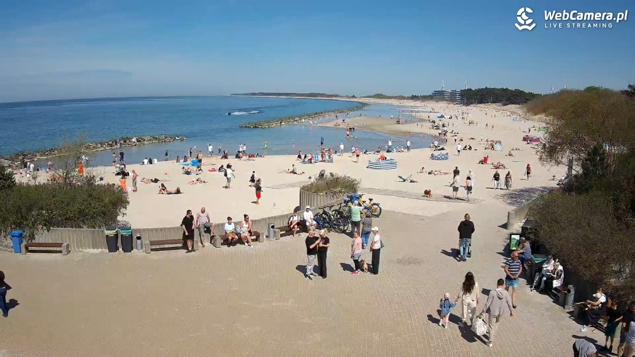 DARŁOWO - widok na plażę wschodnią - 03 maj 2026, 13:56