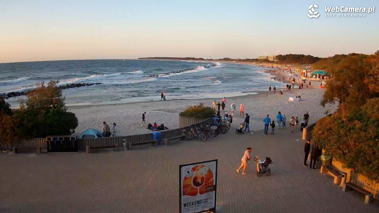 DARŁOWO - widok na plażę wschodnią - 11 sierpień 2026, 20:18