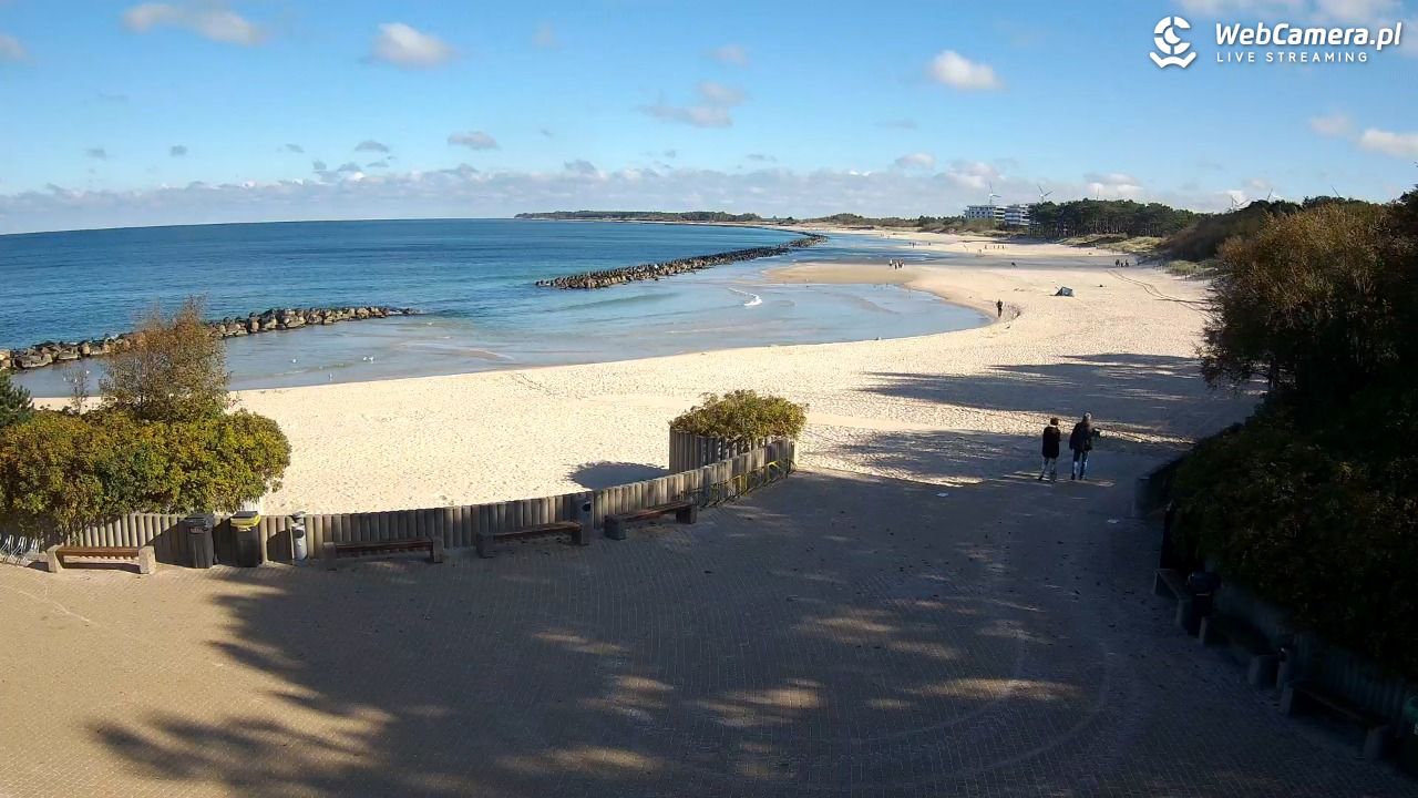 DARŁOWO - widok na plażę wschodnią - 29 wresień 2025, 11:05