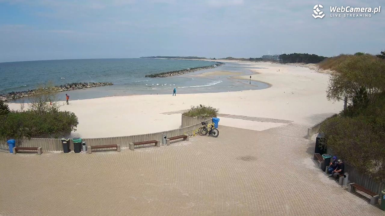 DARŁOWO - widok na plażę wschodnią - 04 maj 2026, 14:12