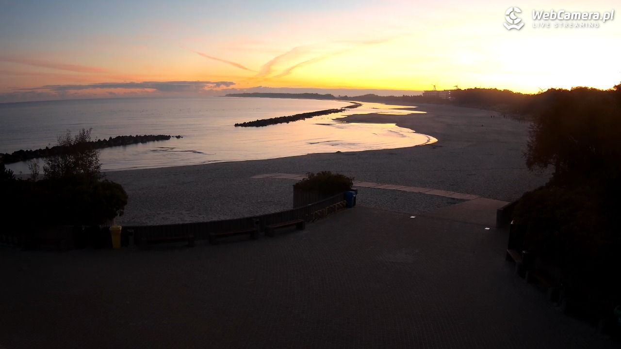 DARŁOWO - widok na plażę wschodnią - 28 wresień 2025, 06:30
