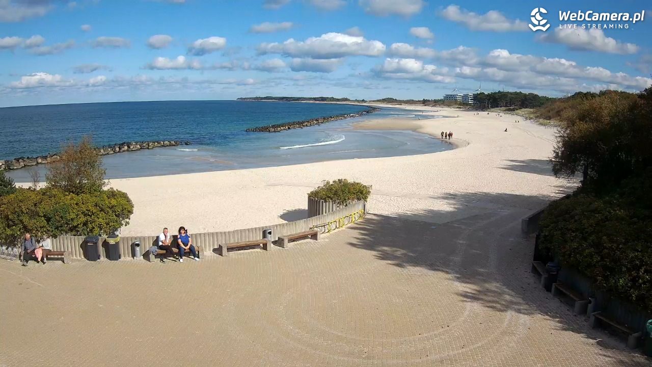DARŁOWO - widok na plażę wschodnią - 29 wresień 2025, 12:39