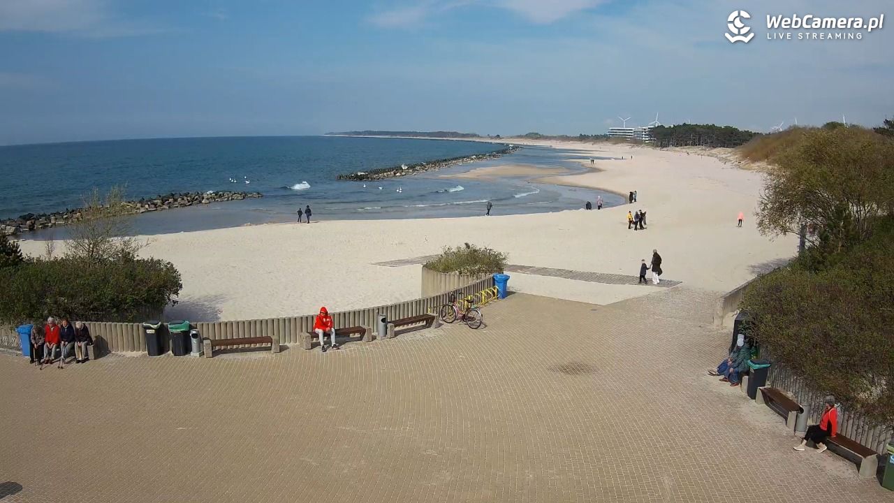 DARŁOWO - widok na plażę wschodnią - 04 maj 2026, 15:57