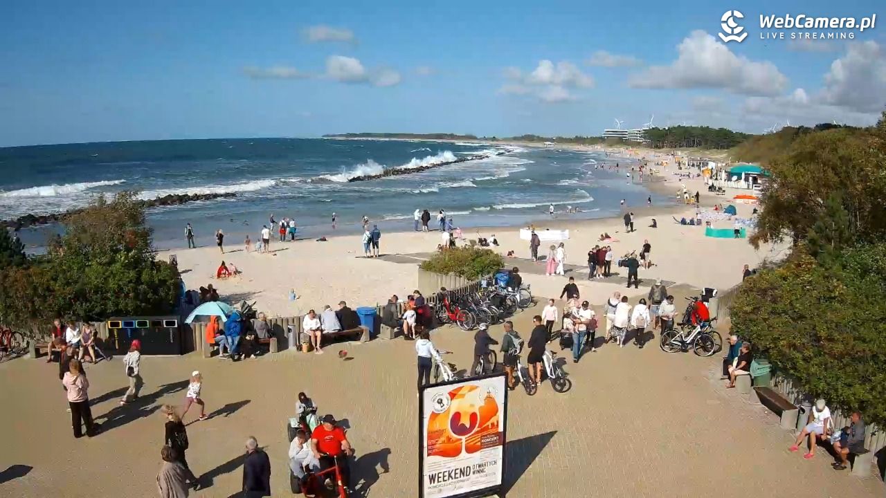 DARŁOWO - widok na plażę wschodnią - 11 sierpień 2026, 16:27