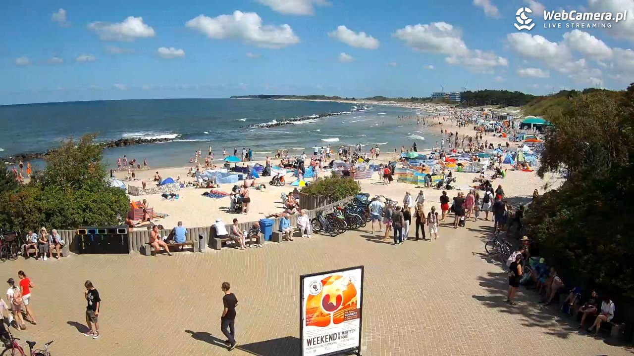 DARŁOWO - widok na plażę wschodnią - 12 sierpień 2026, 12:16