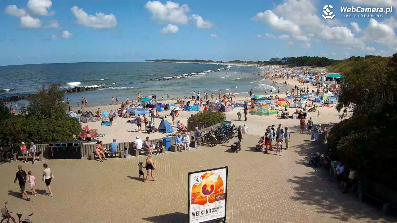 DARŁOWO - widok na plażę wschodnią - 12 sierpień 2026, 11:58