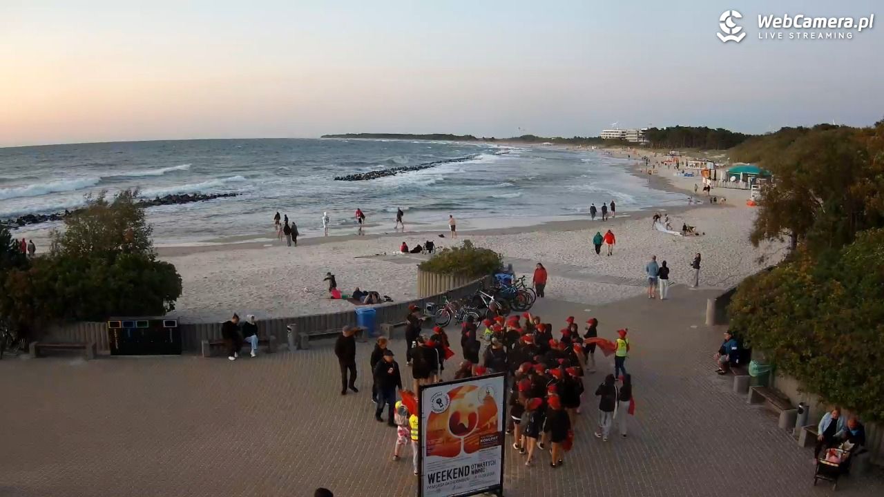 DARŁOWO - widok na plażę wschodnią - 11 sierpień 2026, 20:44
