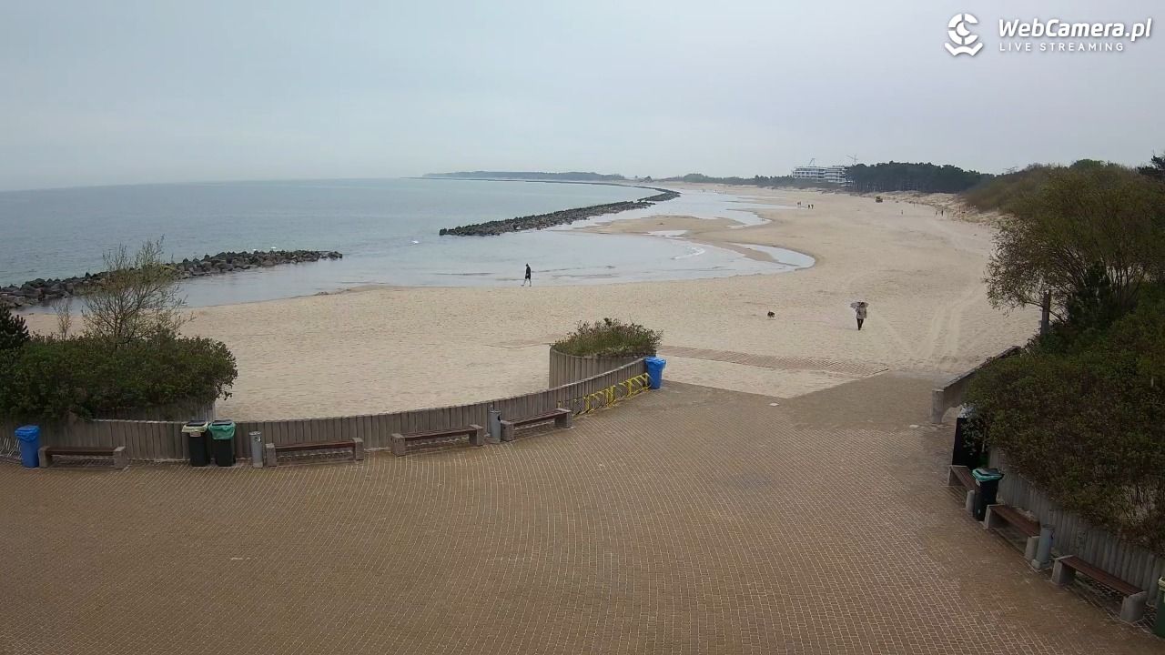 DARŁOWO - widok na plażę wschodnią - 05 maj 2026, 10:51