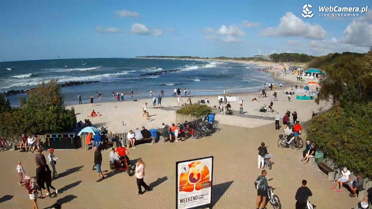 DARŁOWO - widok na plażę wschodnią - 11 sierpień 2026, 16:28